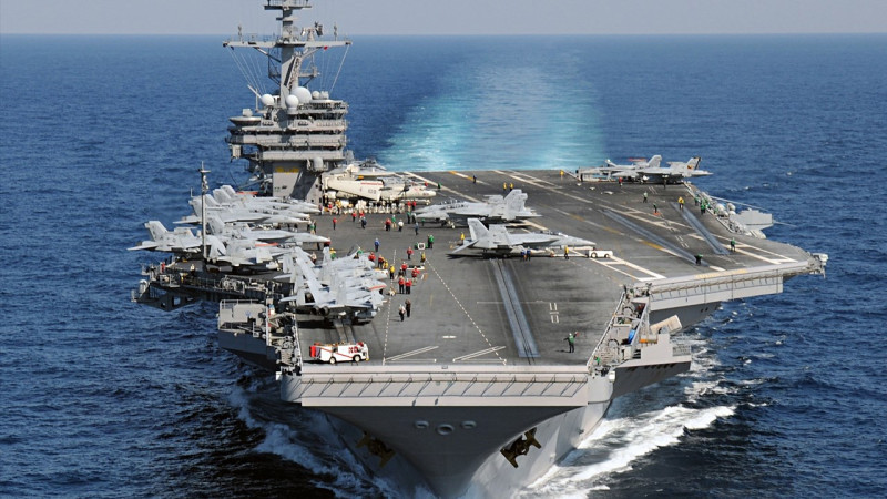 ABD Donanması'na bağlı USS George HW Bush uçak gemisi Türkiye’ye doğru yola çıktı. 