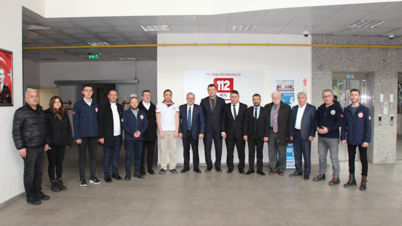 Murat Kotra ve il yönetimi çeşitli kurumları ziyaret etti 