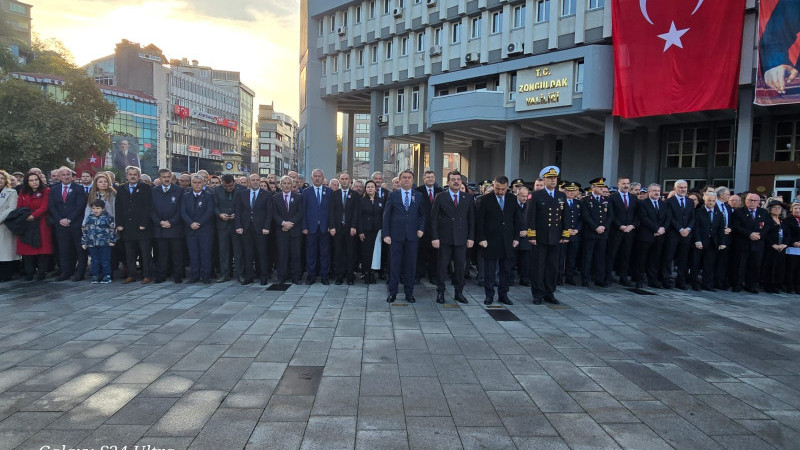 Gazi Mustafa Kemal Atatürk saygıyla anıldı 