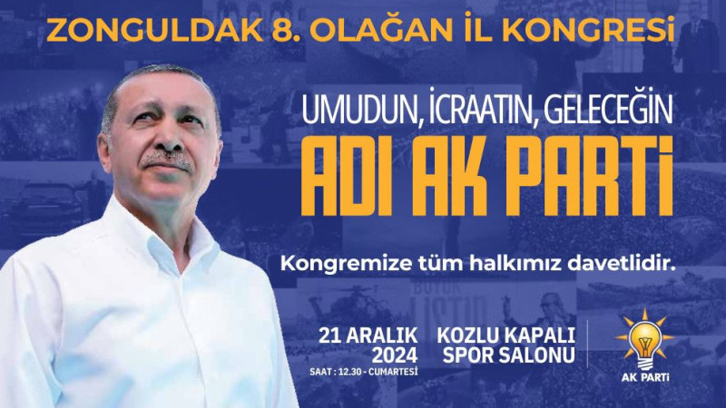 İl kongresi 21 Aralık'ta 