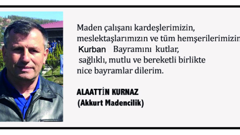 Kurnaz, Kurban Bayramını kutladı