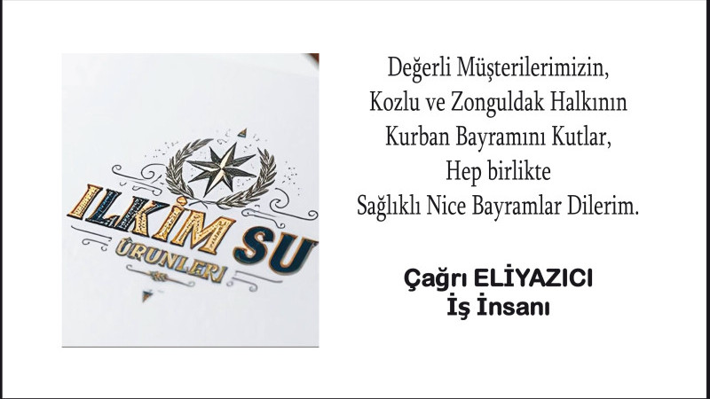 Çağrı Eliyazıcı`nın , Kurban Bayramı  mesajı 