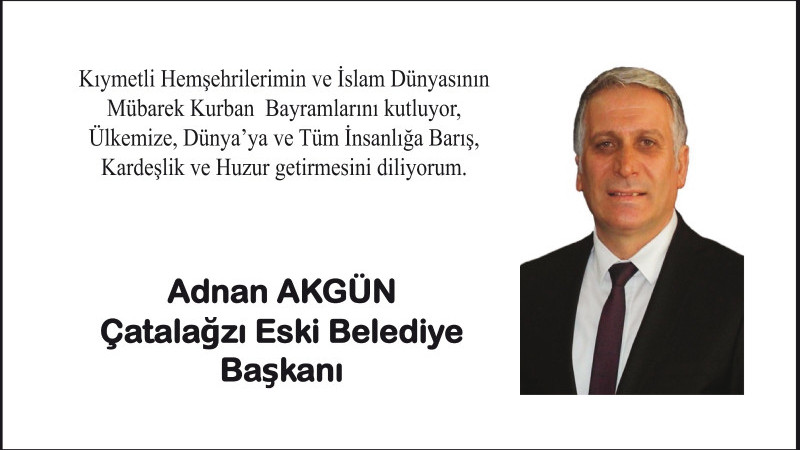 Başkan Akgün'ün Bayram Mesajı 
