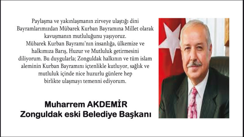 Başkan Akdemir'in Bayram Mesajı 