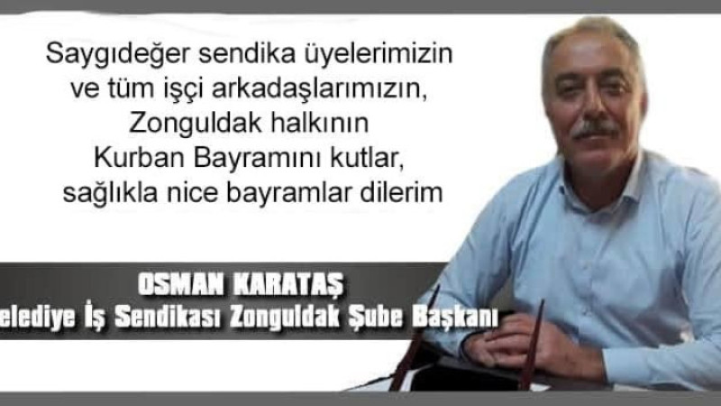 Başkan Karataş'ın Bayram Mesajı 