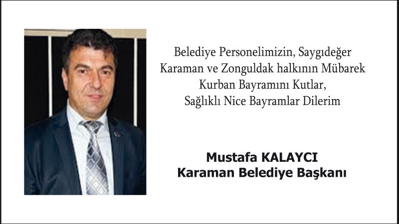 Kalaycı'nın Bayram Mesajı 