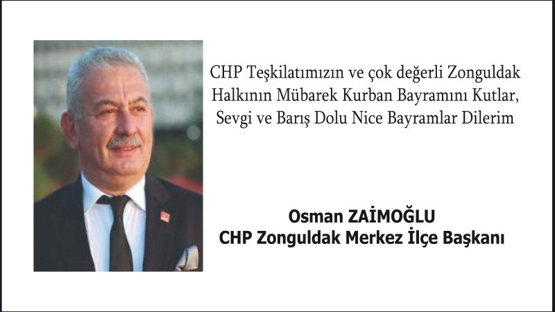 Zaimoğlu'nun Bayram Mesajı 