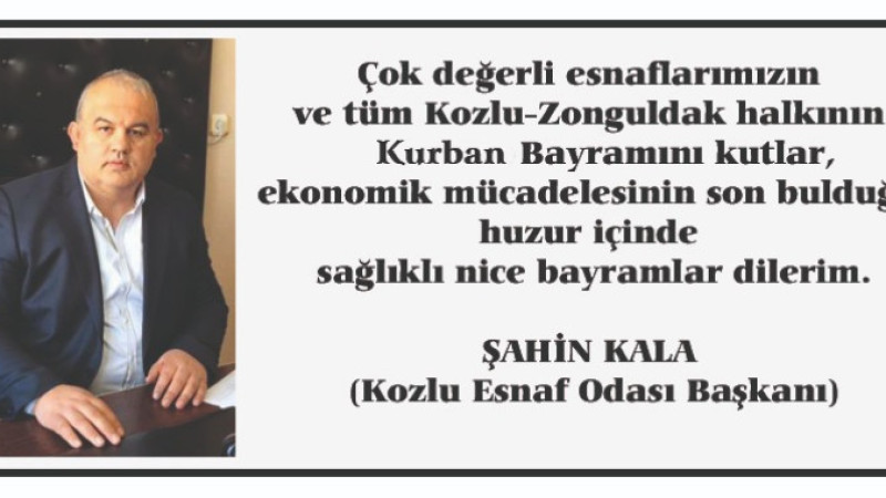 Başkan Kala'nın Bayram Mesajı 