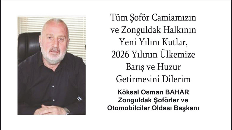 Başkan Bahar, Yeni Yılı kutladı