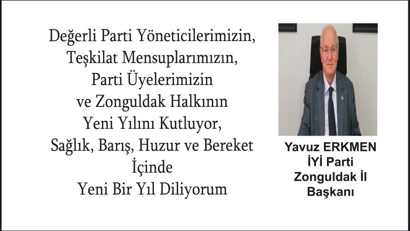 Başkan Erkmen Yeni Yılı kutladı