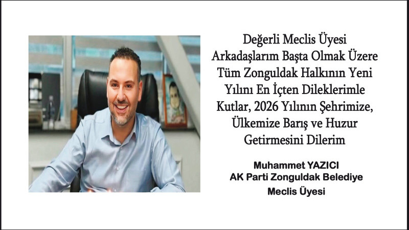 Yazıcı, Yeni Yılı kutladı