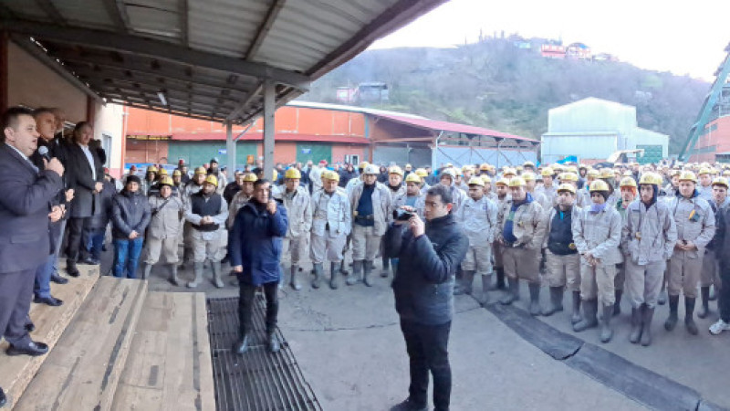 GMİS YÖNETİM KURULU GELİK’TE  MADENCİYİ BİLGİLENDİRDİ