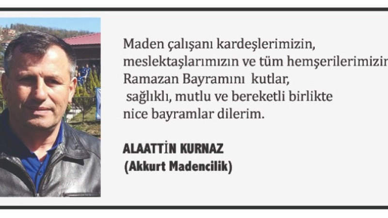 Kurnaz'ın Bayram Mesajı