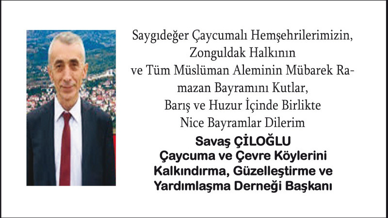 Çiloğlu'nun Bayram Mesajı