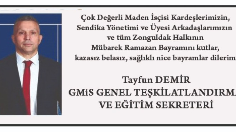 Demir'in Bayram Mesajı