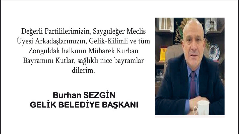 Sezgin, Bayramı kutladı